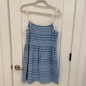 Gap Blue and White Striped Sundress.